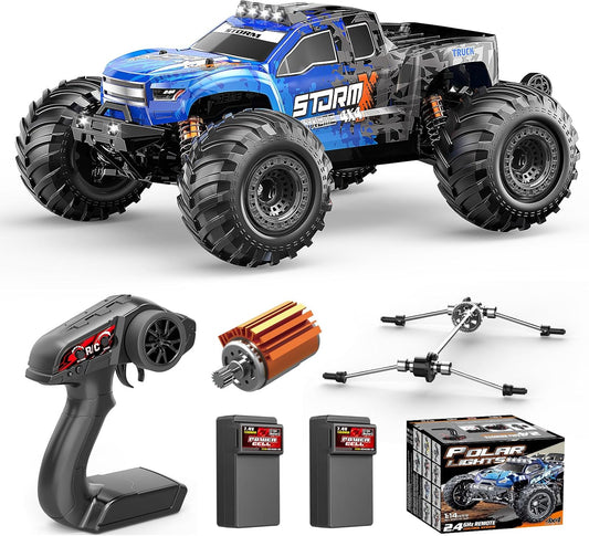 RC Auto 1:14 Off-Road Monstertruck – RC Truck – Afstandsbediening Auto – 4WD Buggy – 4x4 RC Voertuig – 40 km/u Snelheid – Waterdicht Met Metalen Schokdempers