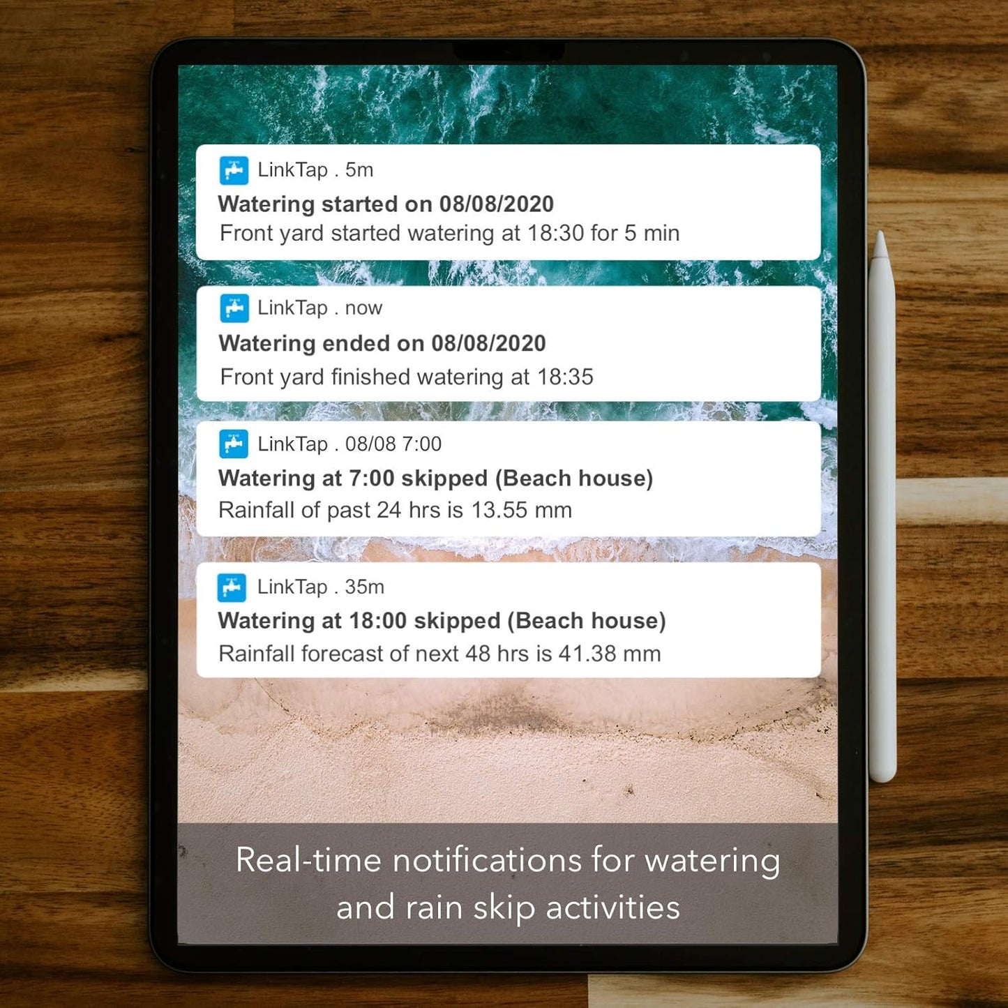 LinkTap G1S Draadloze Watertimer & Gateway - Cloudgestuurde Bewateringstimer met Slimme App voor Tuinen, Ruimer Bereik dan WiFi, Weerbewust, Manueel Aan/Uit & Digitale Lockout, IP66