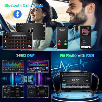 Autoradio – 2-DIN Radio, Multimediascherm, Navigatiesysteem, Touchscreen Radio – Geschikt voor geselecteerde modellen 2010-2019 – 9 Inch IPS Touchscreen – Wireless CarPlay & Android Auto