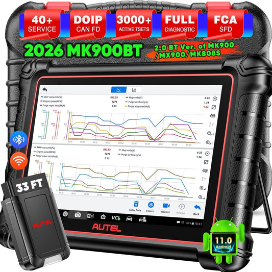 Autodiagnoseapparaat – Diagnose Scanner – OBD2 Tester – Scan Tool – Diagnosetool – 8 Inch HD Touchscreen – Bidirectionele Actieve Tests