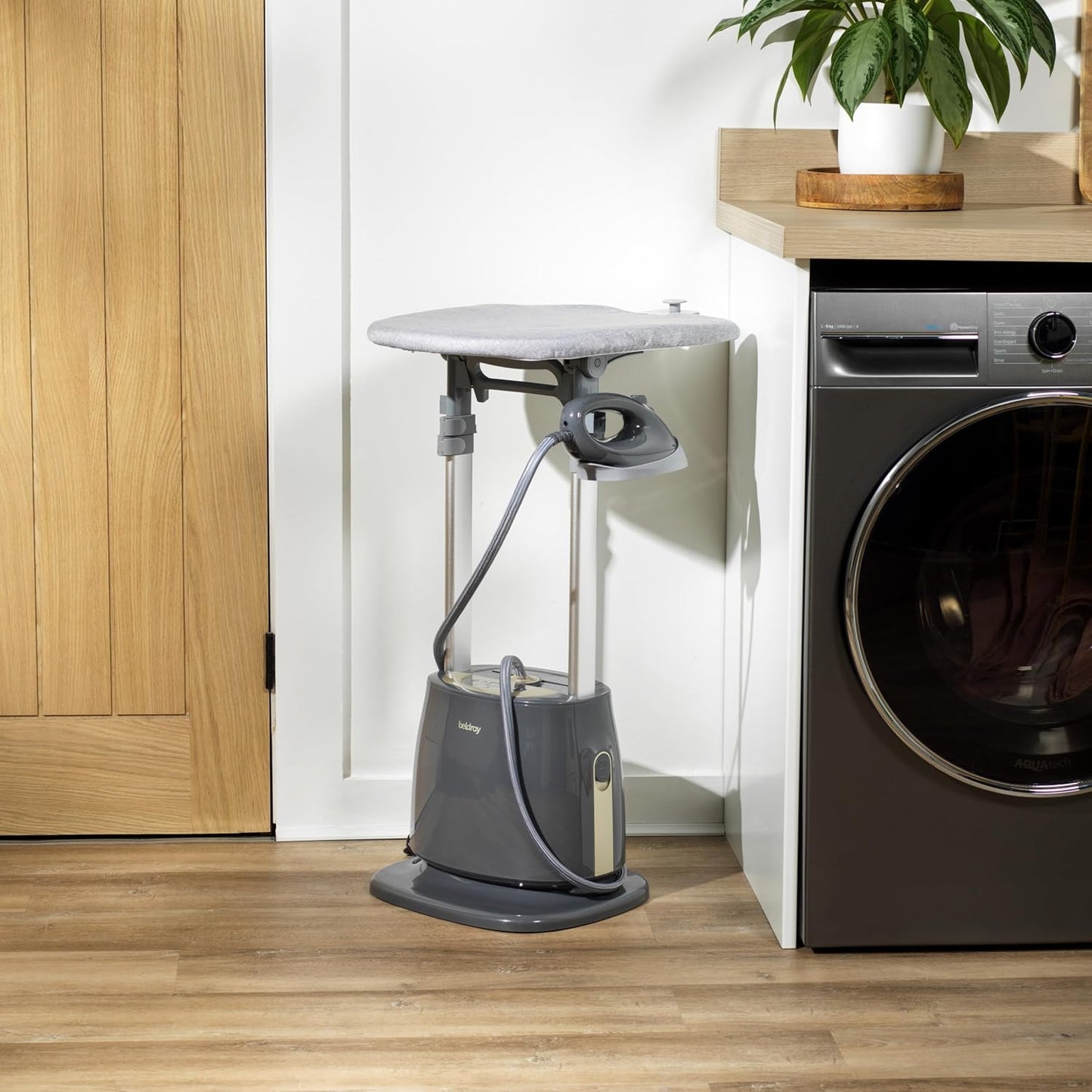 Digitale Staande Kledingstomer & Strijkijzer – Kledingstomer – Stoomstrijkijzer – Verticale Stomer – Stoomapparaat – 2180W Vermogen – 45g/min Continue Stoom
