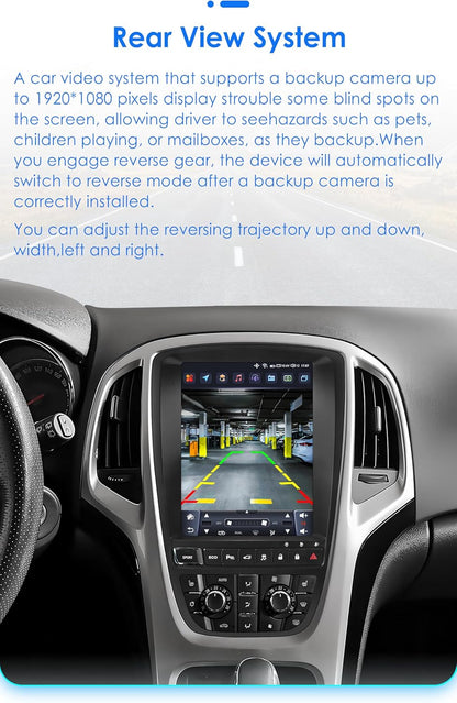 Android 13 Autoradio – Multimedia Speler – Inbouw Radio – Navigatiesysteem – Touchscreen Unit – 9,7 Inch QLED Scherm – Draadloos Android Auto & CarPlay