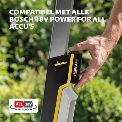 WAGNER multifunctionele terrasreiniger Levaro Powerbrush 18V (batterij en lader zijn niet bij de levering inbegrepen) - voor ongecompliceerde onderhoudsreiniging van buitenruimtes