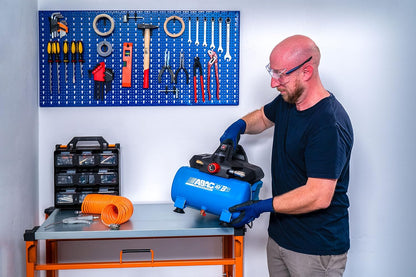 Luchtcompressor – Draagbare Compressor – Olievrije Compressor – Stil Air Compressor – Persluchtcompressor – Compact Ontwerp – 49 dB Geluidsniveau