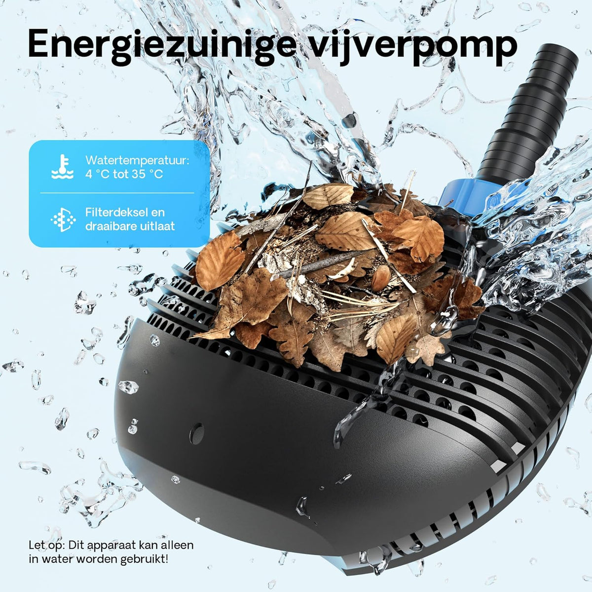 SunSun vijverfilterset voor 6000 l met UVC 11 W, ECO-pomp 20 W vijver drukfilter set