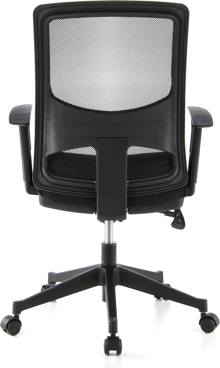 hjh OFFICE Lavita 653100 Ergonomische Bureaustoel, 44 x 57 x 113 cm (L x B x H), Zwart