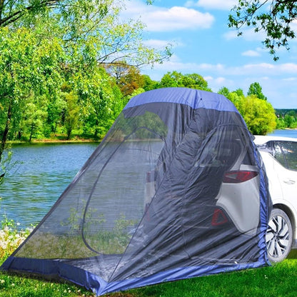 SUV-kampeertent, Universele Auto-vrachtwagenluifel Camping-achtertent met Klamboe, 2-persoons Dubbellaagse Zonwerende Waterdichte Auto Achterklep Tenten Onderdak voor Buiten Wandelen Reizen