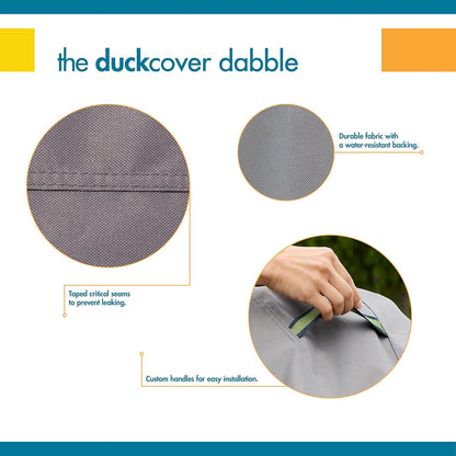 Duck Covers RTR07676 Soteria Patio Furniture Cover, 76" 108" Round