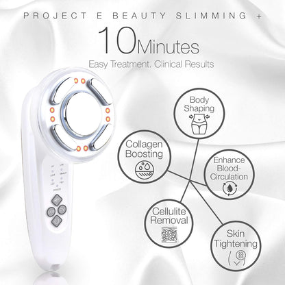 LED+ Radiofrequentie Slimming Therapie – Cavitatie Apparaat – Body Shaper – Lichaamsmassager – Vormgevend Apparaat – 3-In-1 Technologie – 3 Intensiteitsniveaus