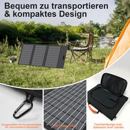 Opvouwbaar zonnepaneel 45 W zonne-oplader zonnepaneel