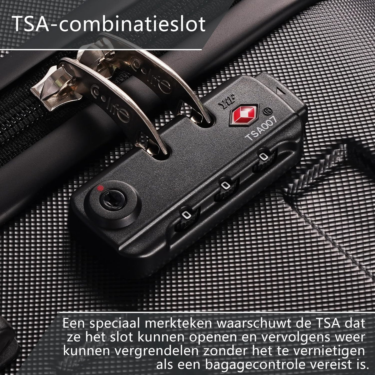 COOLIFE Reiskoffer hardshell koffer Medium koffer Bagage Lichtgewicht Reiskoffer Handbagage Koffer incl. TSA-slot trolley bagage rolkoffer (Geel, 56+67+77cm)