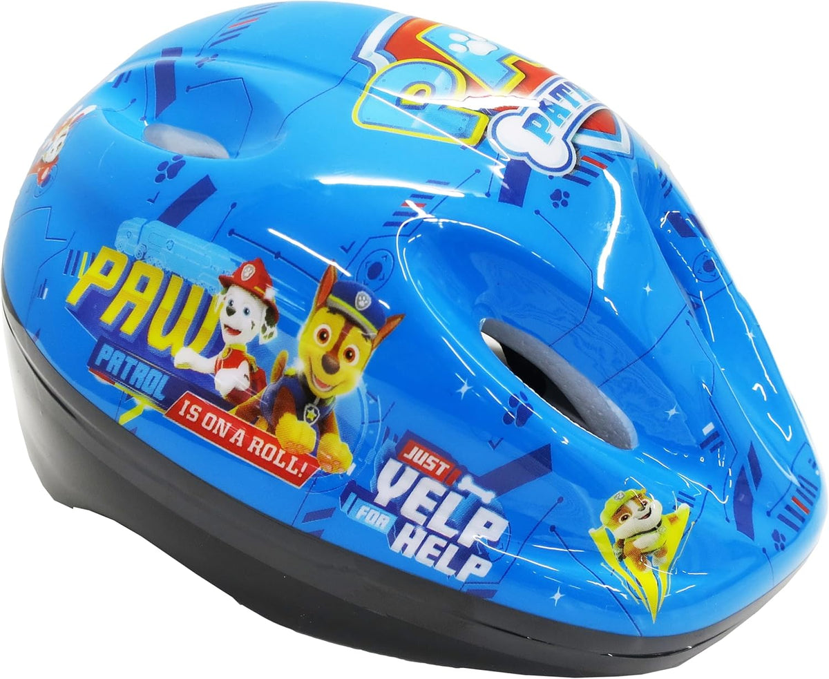 Paw Patrol kinderfiets, 14 inch, uitgerust met 2 remmen, decoratieve voorplaat, achterjerrycan en Paw Patrol-helm inbegrepen voor jongens, rood, 14