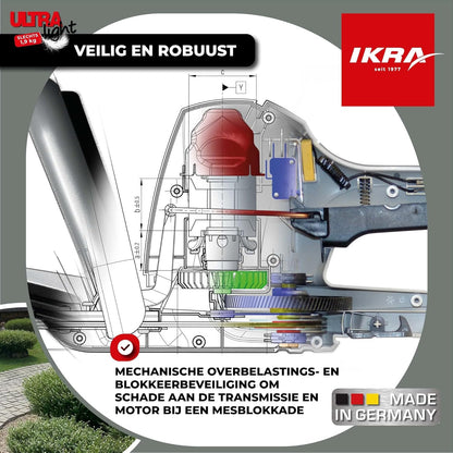 IKRA Elektrische Heggenschaar FHS 1545 Ultralight, snijlengte 45 cm, 1,9 kg