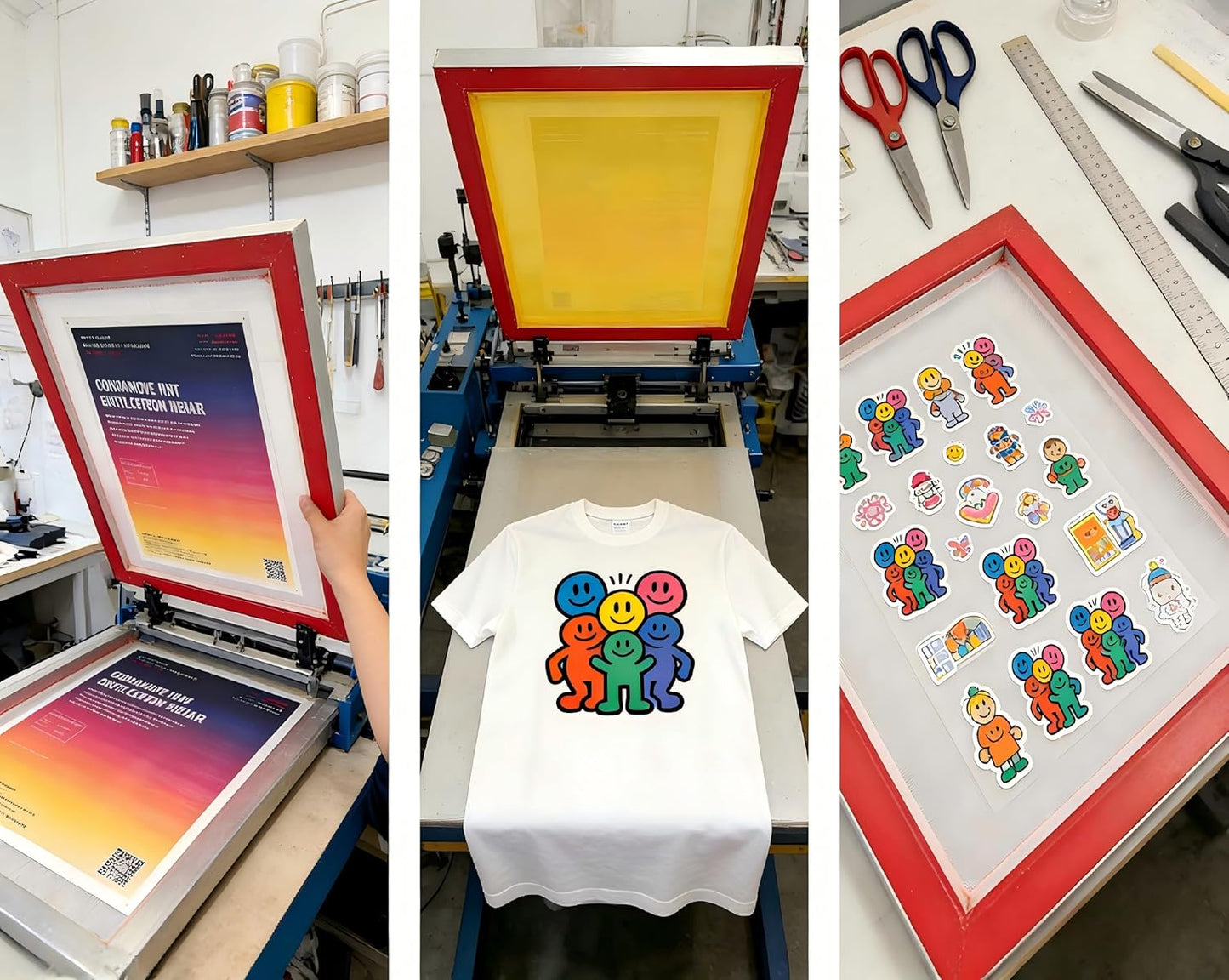 Aluminium zeefdrukschermen, formaat 20 x 24 "inch voorgespannen zeefframe, droog zeefscherm aluminium frame, polyester gaasscherm, 4 gaasmaten -60,90,110,200 (Micron Equiv. 250, 165, 149, 75)