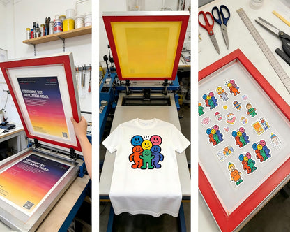 Aluminium zeefdrukschermen, formaat 20 x 24 "inch voorgespannen zeefframe, droog zeefscherm aluminium frame, polyester gaasscherm, 4 gaasmaten -60,90,110,200 (Micron Equiv. 250, 165, 149, 75)