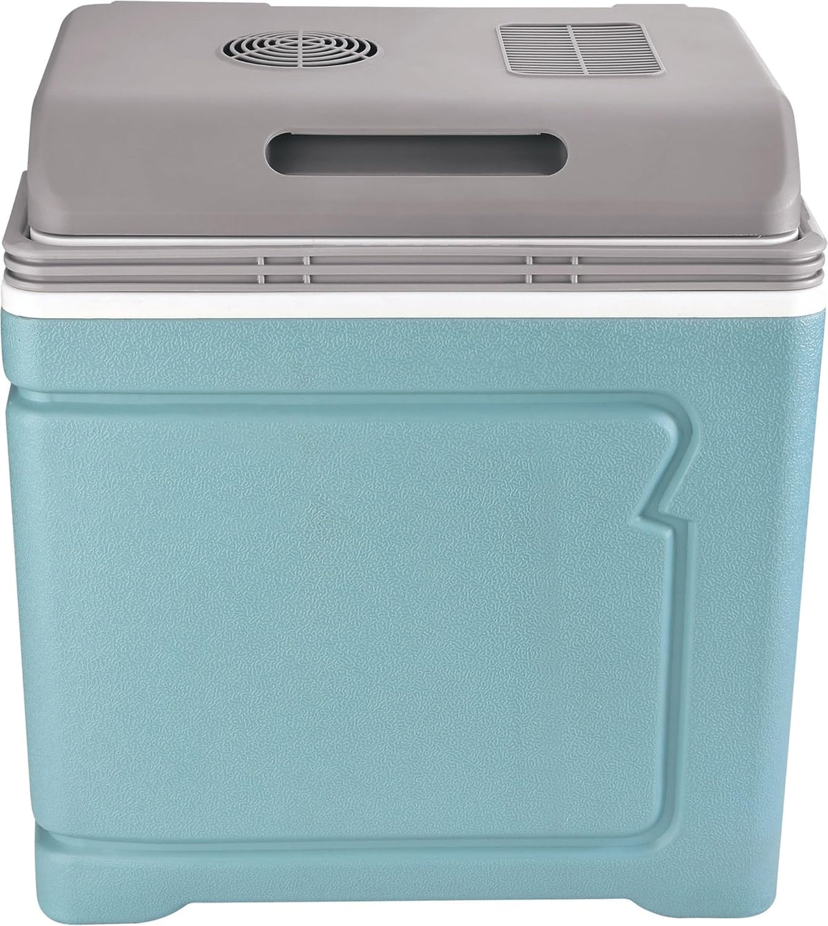 C.A.O. - Elektrische koelbox Multiconnect (12 V/220 V/USB) 30 liter van PP+PU HDPE - kleur grijs/blauw - lengte 46 cm - breedte 30 cm - hoogte 49 cm