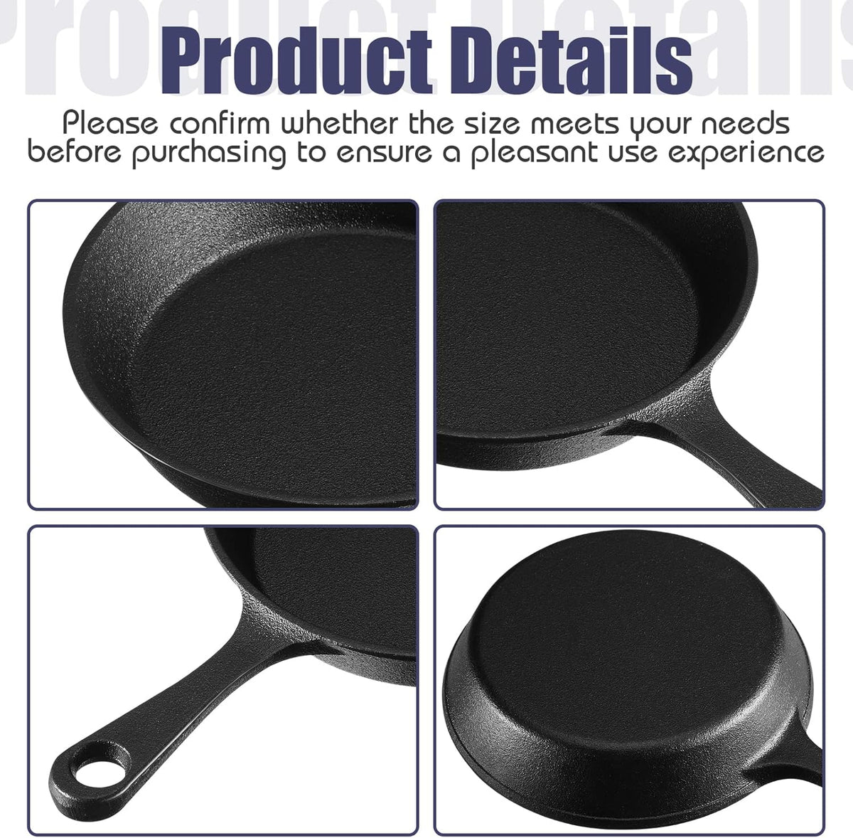 Mini Cast Iron Skillets Small Black Cast Iron Skillet Mini Sizzling Plate Cast Iron Skillets Mini Frying Pan Cast Iron Set with Oil Brush for Indoor Outdoor Restaurant Kitchen (Round,10 Sets) - QUORE