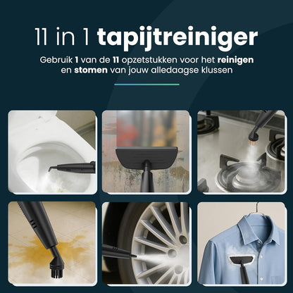 Tapijtreiniger – Vlekkenreiniger – Stoffenreiniger – Bekledingsreiniger – Meubelreiniger – Krachtige 17.000 kPA Zuigkracht – Zelfreinigende Functie Met 1,5 Meter Slang