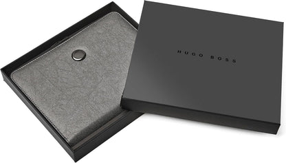 Hugo Boss Conference Folder Gleam A5 Donkergrijs
