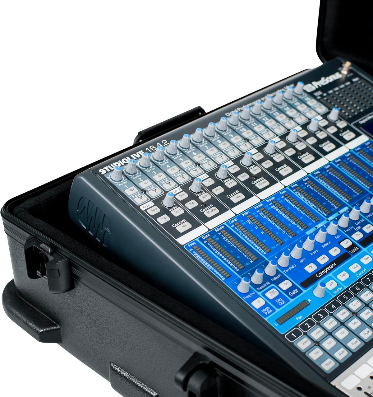 Gator Cases TSA Series hardshell koffer voor mengpanelen en DJ-mixer 20"x30"x8", zwart (GTSA-MIX203008), zwart, 50,8 x 76,2 x 20,3 cm, koffer