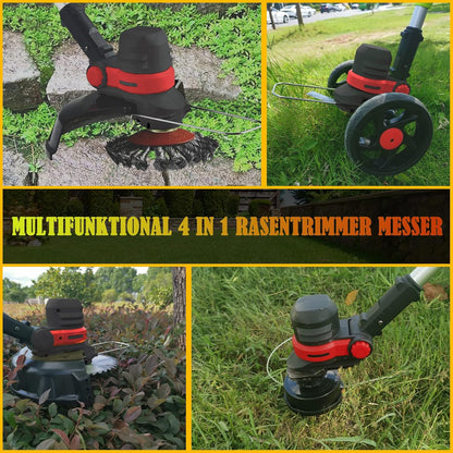 Grastrimmer – Bosmaaier – Snoerloze Trimmer – Accu Trimmer – Onkruidborstel – 4-in-1 Multitool – Borstelloze Motor – 2x 4.0Ah Accu – Telescopisch – 30 cm Maaibreedte