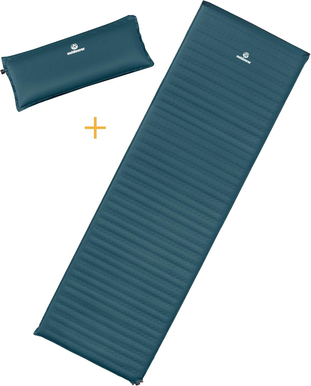 outdoorer XXL Trek Bed Flex Isolatiemat, echte zelfopblaasbare slaapmat met kussen, trekkingmat en campingmat met hoge isolatie tot -11 °C, antislip en waterdichte bodem