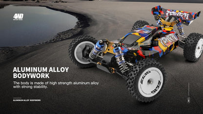 RC Auto – Radiografisch Bestuurbare Auto – RC Racer – Elektrische Raceauto – Offroad Buggy – 1:12 Schaal – 75 km/u Topsnelheid – Vierwielaandrijving met Oliegedempte Schokbrekers