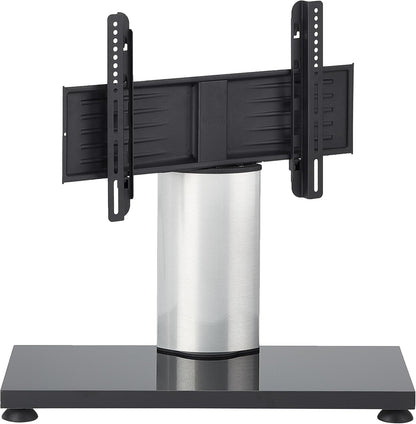 TV standaard – TV stand – TV voet – TV steun – TV meubel – Zilver/Wit Gelakt MDF – 30° draaibaar voor 22-37 inch