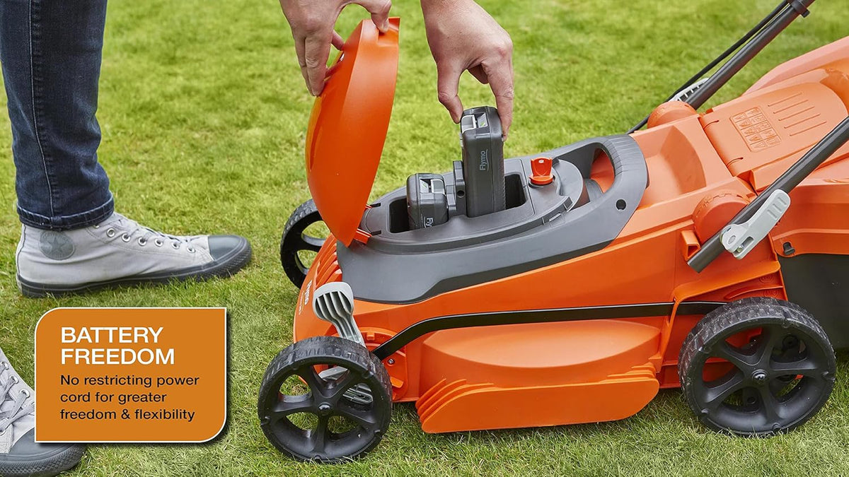 Accu-grasmaaier – Draadloze grasmaaier – Lithium-ion grasmaaier – Tuinmaaier – Elektrische grasmaaier – 40V krachtig – 35L grasopvangbak