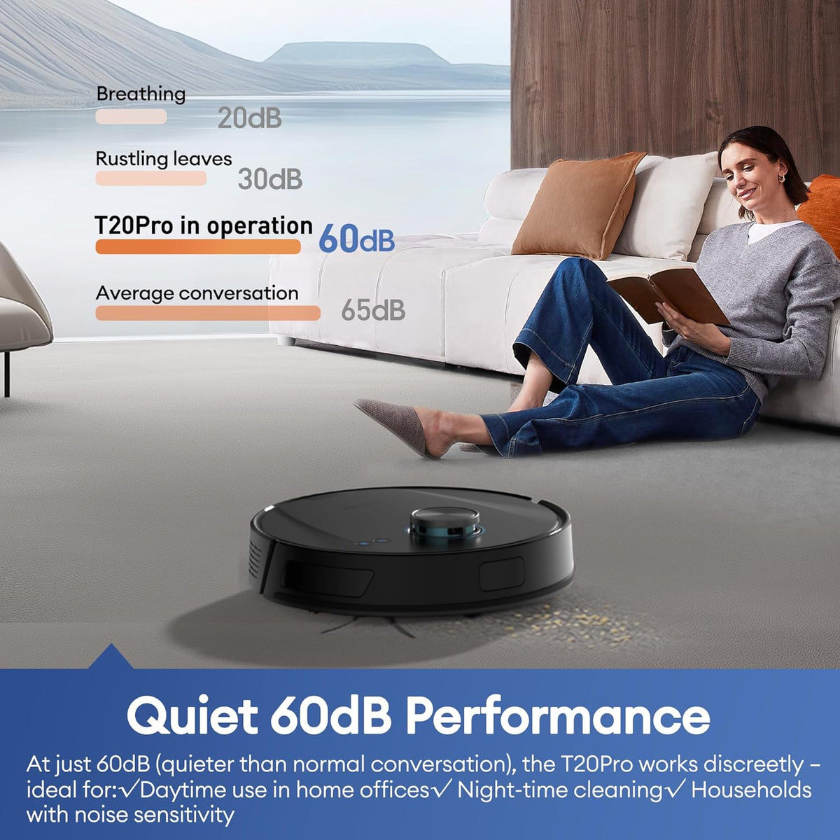 <font dir="auto" style="vertical-align: inherit;"><font dir="auto" style="vertical-align: inherit;">        Ultenic T20 Pro Vacuum Cleaner Robot, Robot Vacuum Cleaner, Silent Robot, Connected to Wi-Fi/Bluetooth/Alexa/App, 6 Cleaning Modes, Self-Charging,