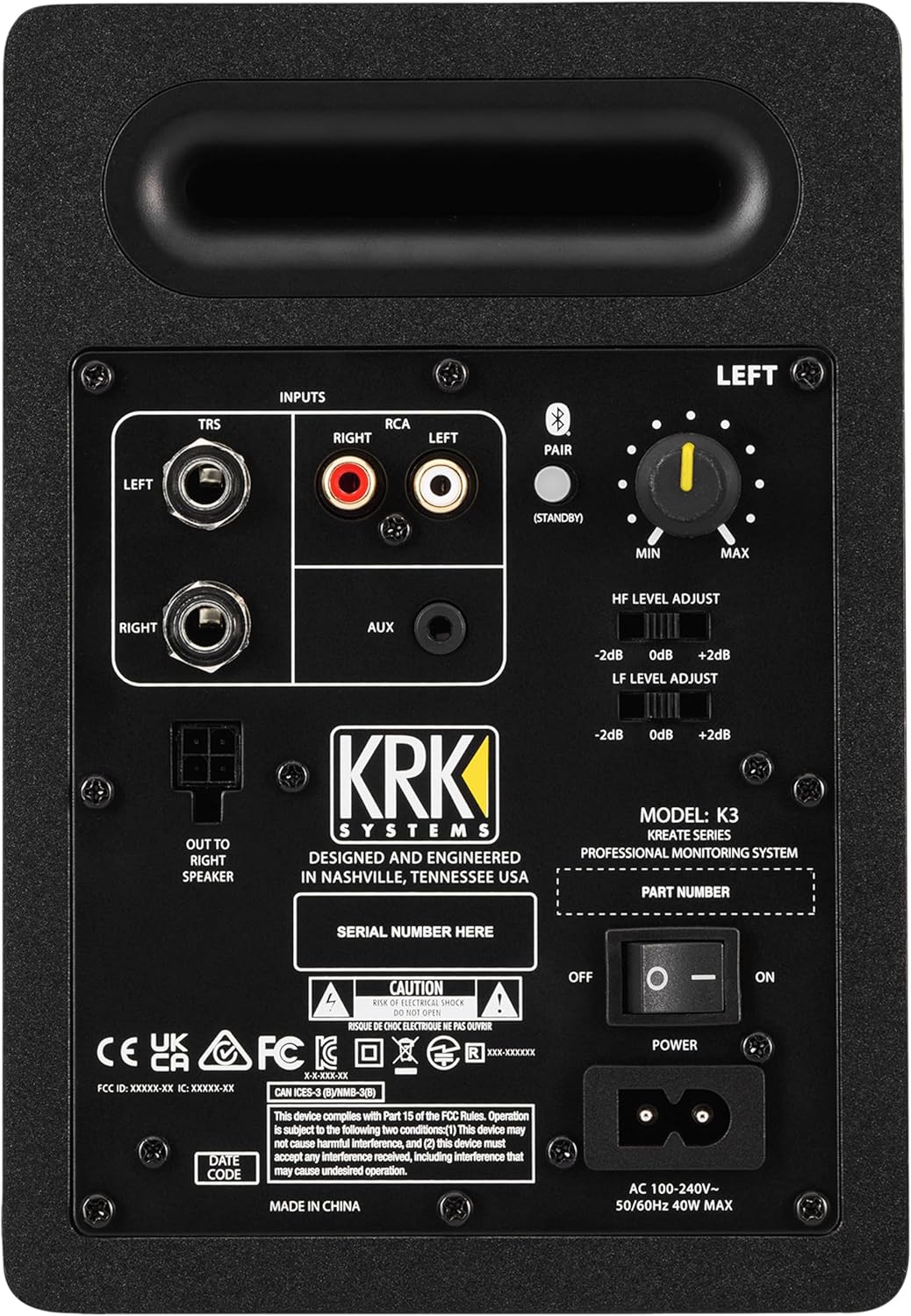KRK Luidspreker van Monitoring Kreate 3 (paar)