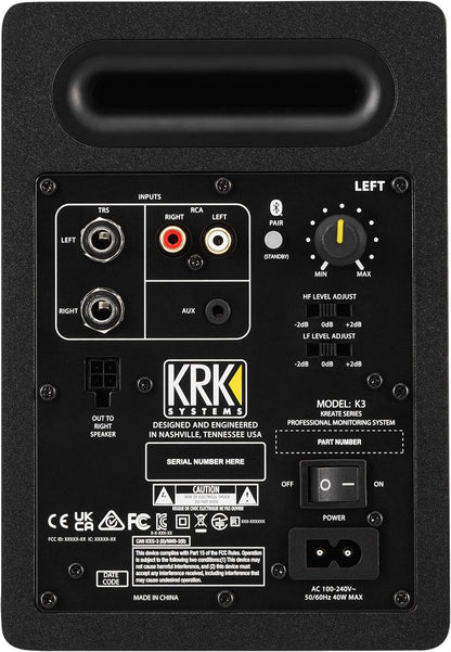 KRK Luidspreker van Monitoring Kreate 3 (paar)