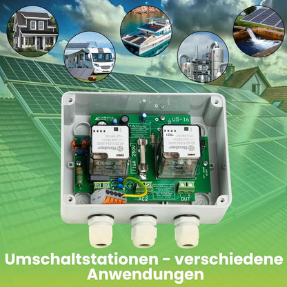 Offgridtec 010711 Omschakelstation voor netprioriteitschakeling USV werking US-16 230V 16A 3600W