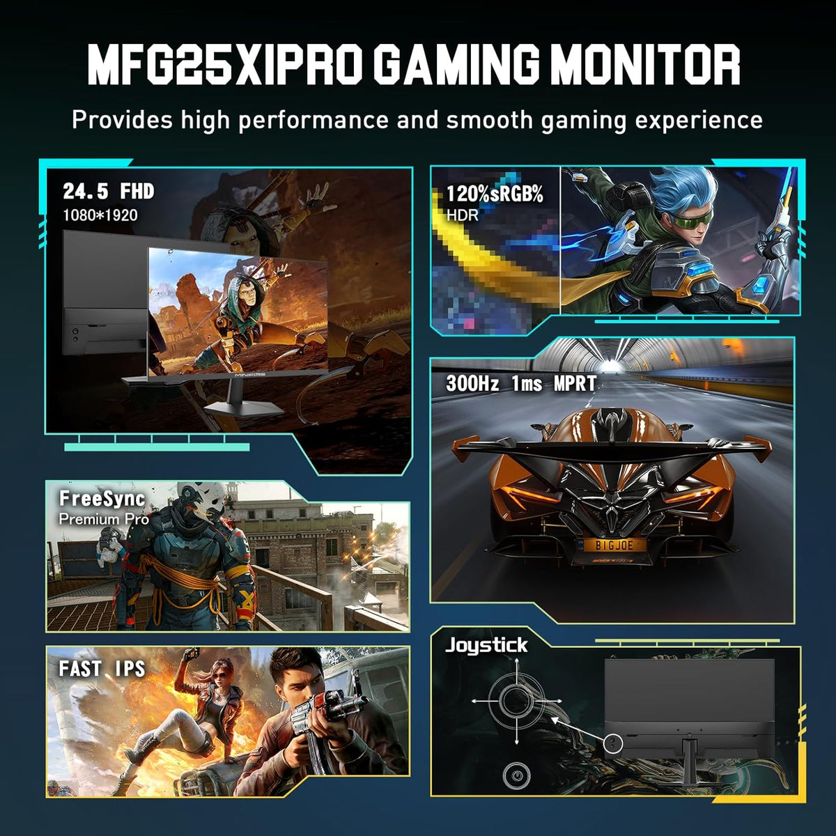 Minifire 25 inch Gaming Monitor (MFG25X1 Pro) - QUORE
