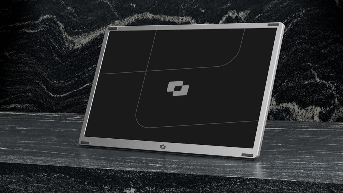 Infinity 15.6'' - Portable Monitor - Protective Case Included - Portable Display - Portable Monitor - Full HD - IPS - Grey - QUORE