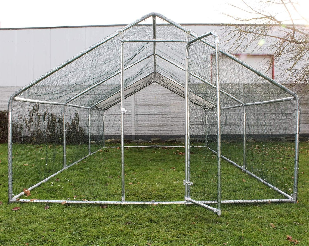 Outdoor enclosure cage aviary chicken coop chicken coop rabbit hutch pets 2x3x2m (LxWxH) sunroof - QUORE