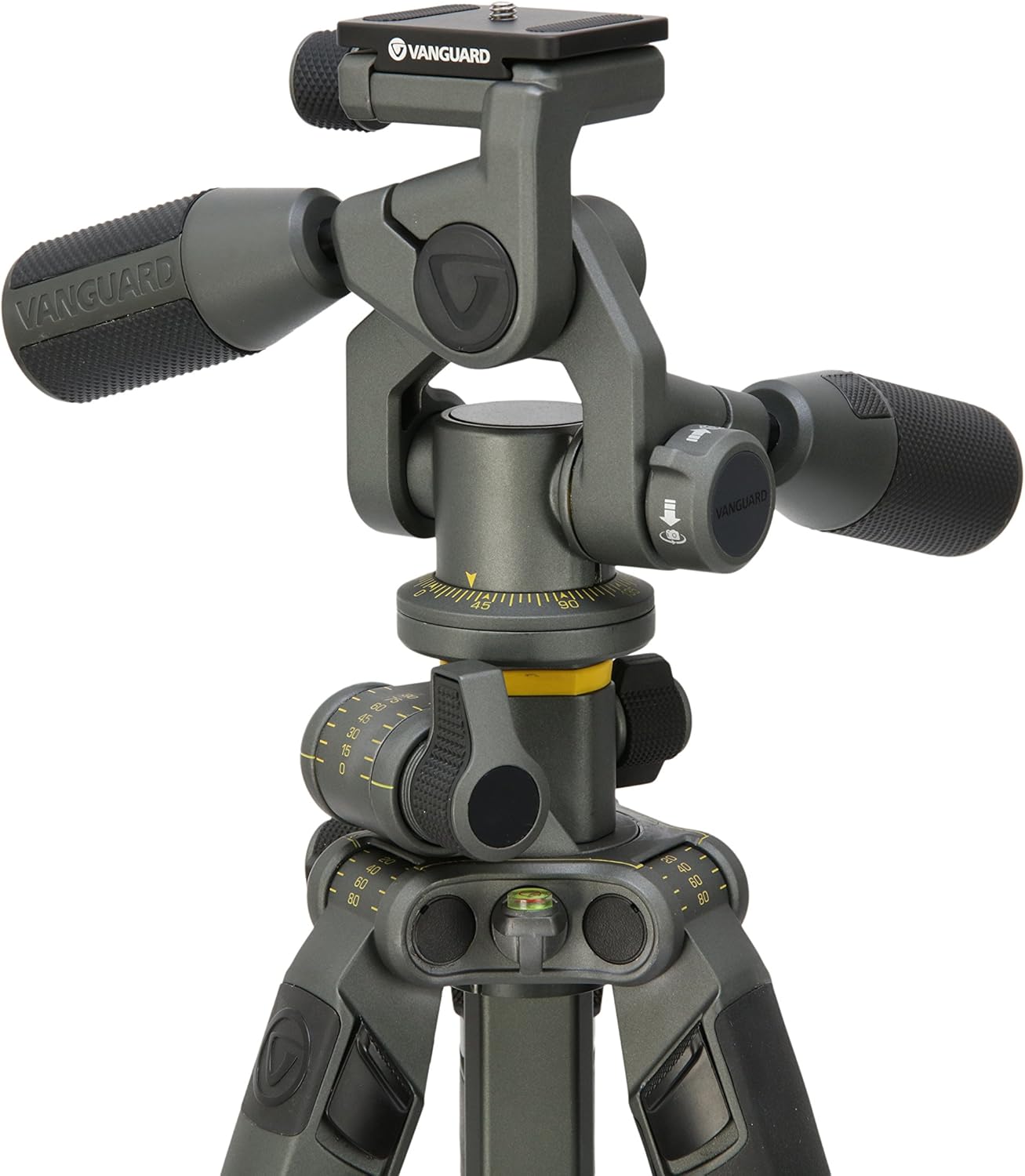 Aluminium Statief – Camerastatief – Fotostatief – Videostatief – Driepoot – 3-Wegkop Met 360° Panoramabeweging – Verstelbare Middenkolom Tot 175,2 Cm