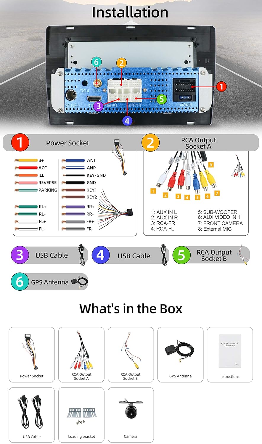 PX6 Android 12 autoradio radio 4G | 64G - GPS 2 Din Bluetooth 5.0 met achteruitrijcamera -IPS 2.5D 10.1 inch - Ondersteunt DAB+ / stuurbediening / 4G / WiFi / Bluetooth / Mirrorlink/Carplay/USB