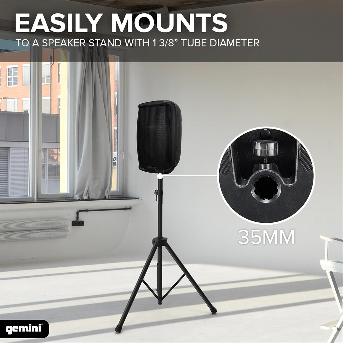 Actieve Bluetooth PA-Luidspreker – PA-Speaker – Geluidsbox – Partyspeaker – DJ-Speaker – 500 W Klasse D-Versterker – 8-Inch Woofer