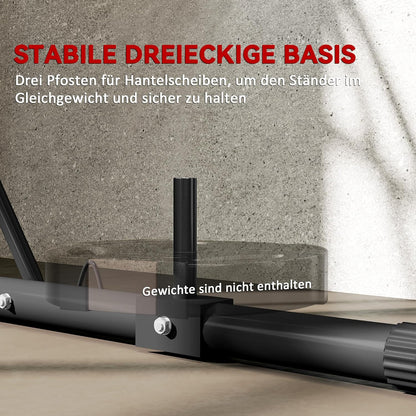 Vrijstaande Bokszakstandaard – Bokszakhouder – Bokszakstandaard – Punchingbag Standaard – Speedbag Stand – Verstelbare Hoogte 162-205 cm – Draagvermogen Tot 60 kg - QUORE