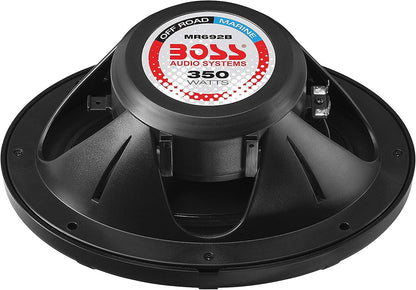 BOSS Audio Systems MR692B 350 Watt (per paar), 6 x 9 inch, een compleet assortiment, 2-weg luidspreker Marine Weatherproof (verkocht in paar)