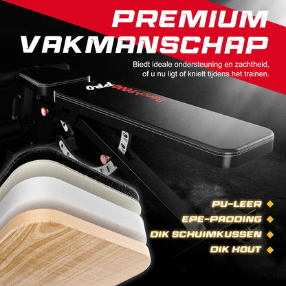 Keppi Verstelbare Halterbank, met 600 kg Capaciteit, Schuine & Platte Bank voor Thuisfitness, Multifunctionele Trainingsbank voor Bankdrukken, Krachttraining en Full-Body Workouts – Bench1000 Pro