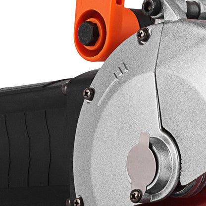 BuoQua wandfrees wandfrees 5000 tpm wandchaser machine 4800 watt muur ruwe snijmachine schokmachine 42 mm voor baksteen graniet, marmeren betonfrees notcher groover met 5 x zaagbladen