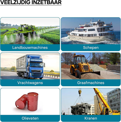 Bio dieselpomp stookoliepomp zelfaanzuigend 230V/750W 80l/min automatisch pistool overhevelingspomp