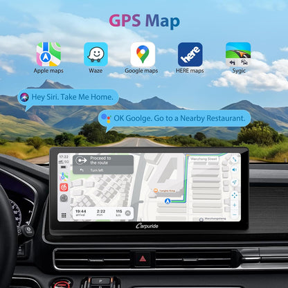 Autoradio – Auto Radio – Car Stereo – Multimedia Radio – Inbouw Radio – 10,3 Inch HD Touchscreen – Draadloze CarPlay & Android Auto
