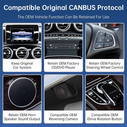 12,3 Inch Autoradio Touchscreen – Multimedia Scherm – Infotainmentsysteem – Navigatiescherm – Dashboard Display – Draadloos CarPlay & Android Auto – HD Resolutie 1920x720 Pixels