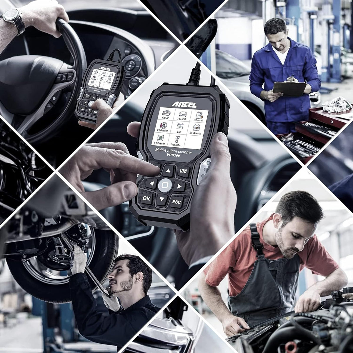 OBD2 Diagnosetool – Autoscanner – Foutcode Lezer – Diagnoseapparaat – Auto Diagnosetester – Volledige Systeemdiagnose – Gratis Levenslange Updates