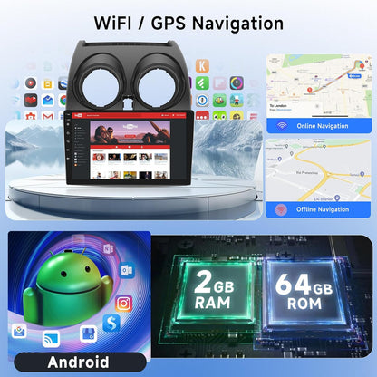 <font dir="auto" style="vertical-align: inherit;"><font dir="auto" style="vertical-align: inherit;">        2G+64G Car Radio Android 13 for Nissan Qashqai 2006-2016, 9 Inch HD Touchscreen Car Stereo with Wireless Carplay Android Auto GPS Wi-Fi USB Bluetoo
