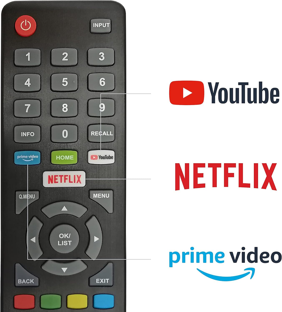 DYON Smart 32 XT 80 cm (32 inch) TV (HD Smart TV, HD Triple Tuner (DVB‐C/‐S2/‐T2), Prime Video, Netflix & HbbTV)