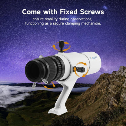 Guide Scope – Leidkijker – Mini Telescope – Autoguiding Lens – Achromatische Refractor – 50mm Lensdiameter – Dubbele Spiraalvormige Focuser